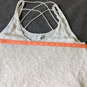 American Eagle Outfitters Beige Knit Tank